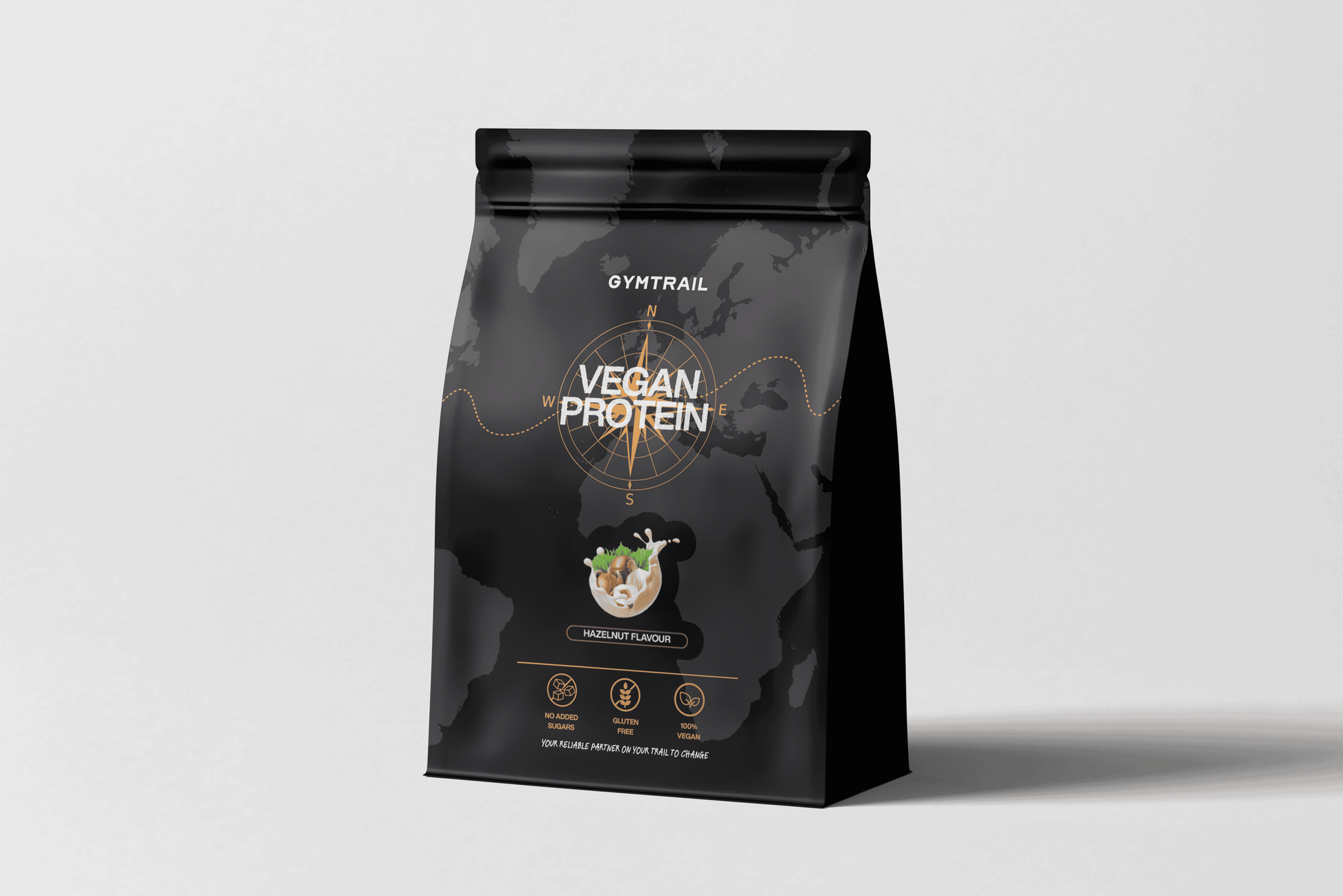 GYMTRAIL Veganes Eiweißpulver - Haselnuss