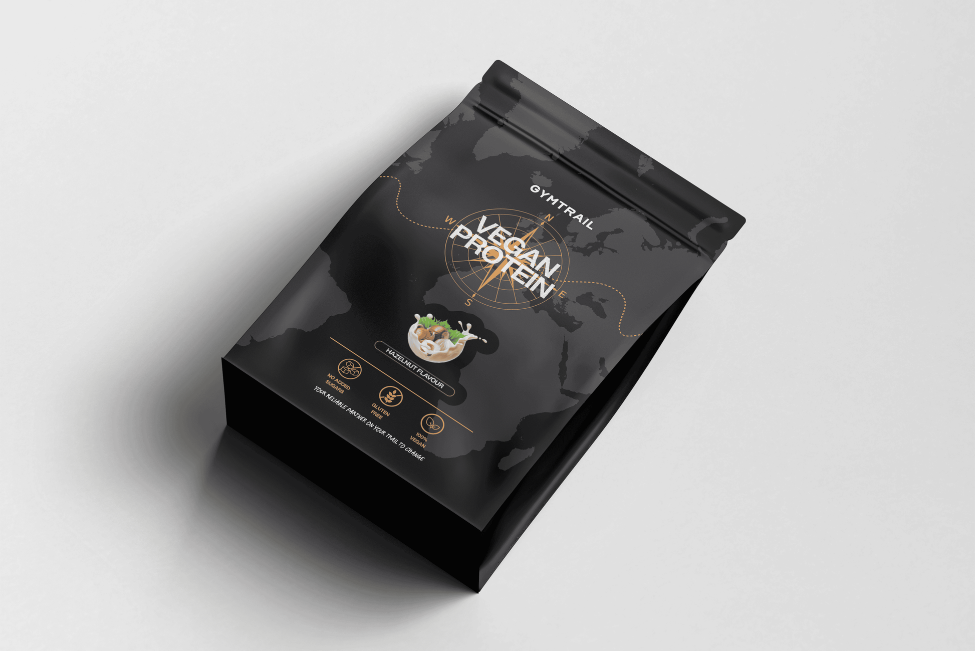GYMTRAIL Veganes Eiweißpulver - Haselnuss