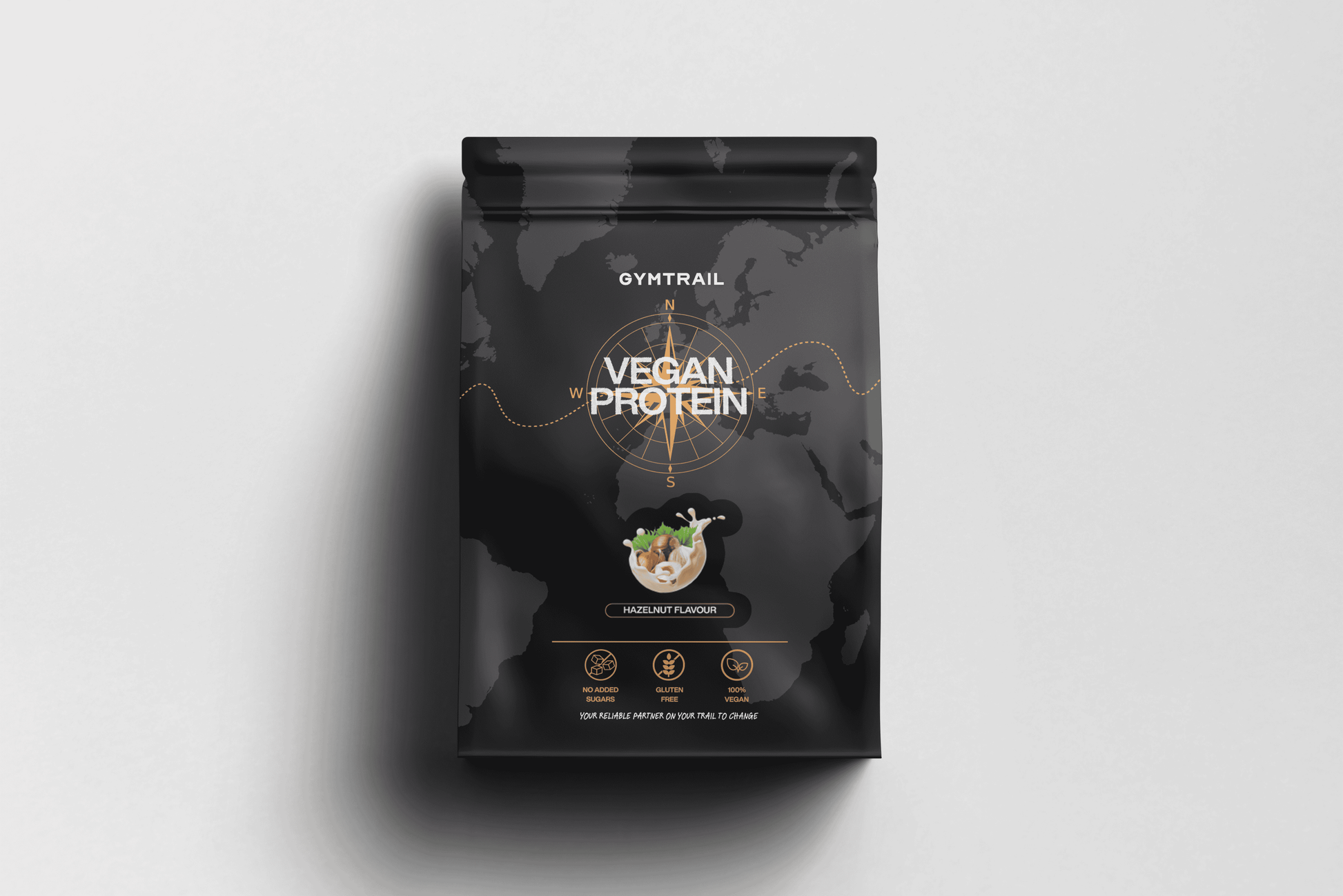 GYMTRAIL Veganes Eiweißpulver - Haselnuss