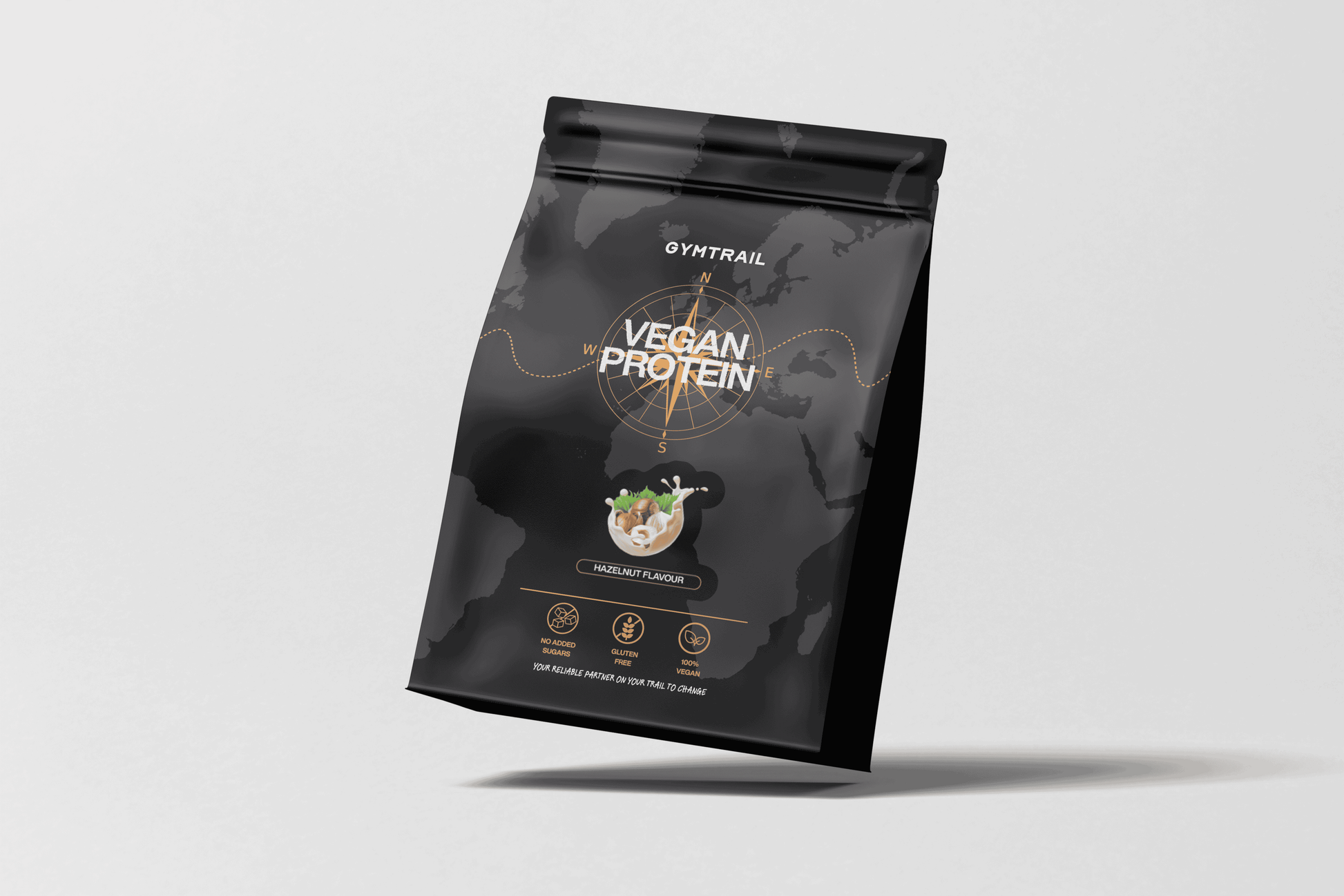 GYMTRAIL Veganes Eiweißpulver - Haselnuss