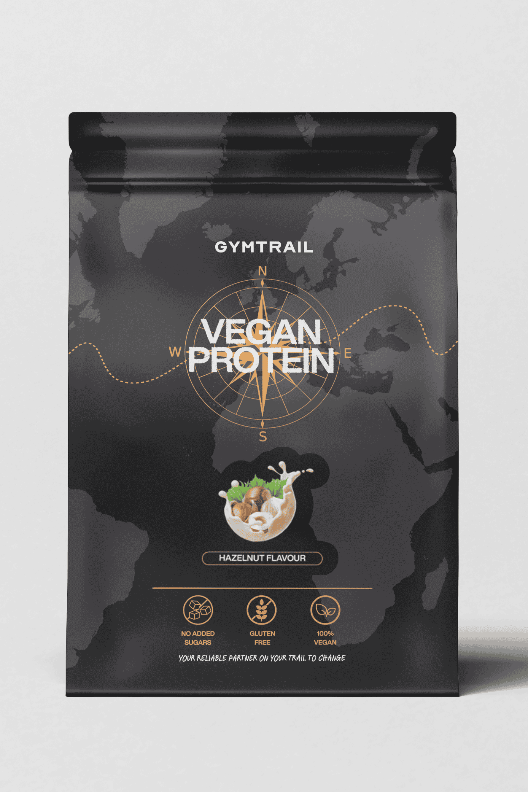 GYMTRAIL Veganes Eiweißpulver - Haselnuss