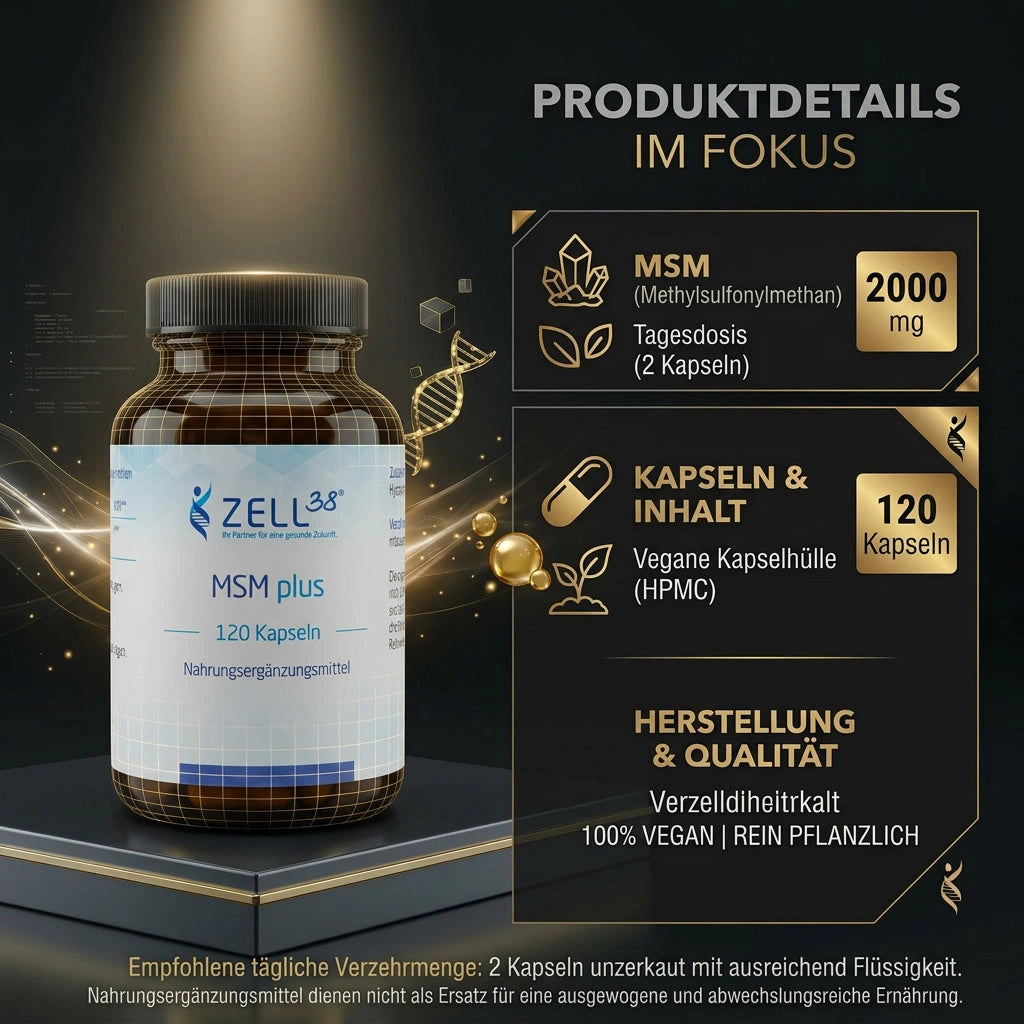 MSM Kapseln 2000mg MSM 120 Kapseln
