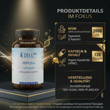 MSM Kapseln 2000mg MSM 120 Kapseln