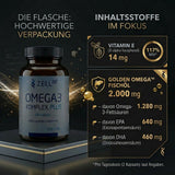 Omega 3 Komplex Plus Zusammensetzung pro Tagesdosis