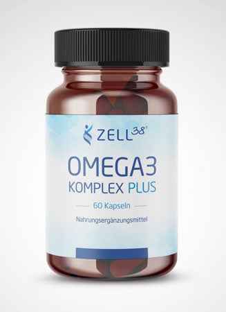 Omega3 Komplex Plus 60 Kapseln – Fischöl mit EPA, DHA & Vitamin E
