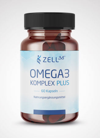 Omega3 Komplex Plus – Hochdosiertes Fischöl mit EPA, DHA & Vitamin E für Herz, Gehirn & Immunsystem