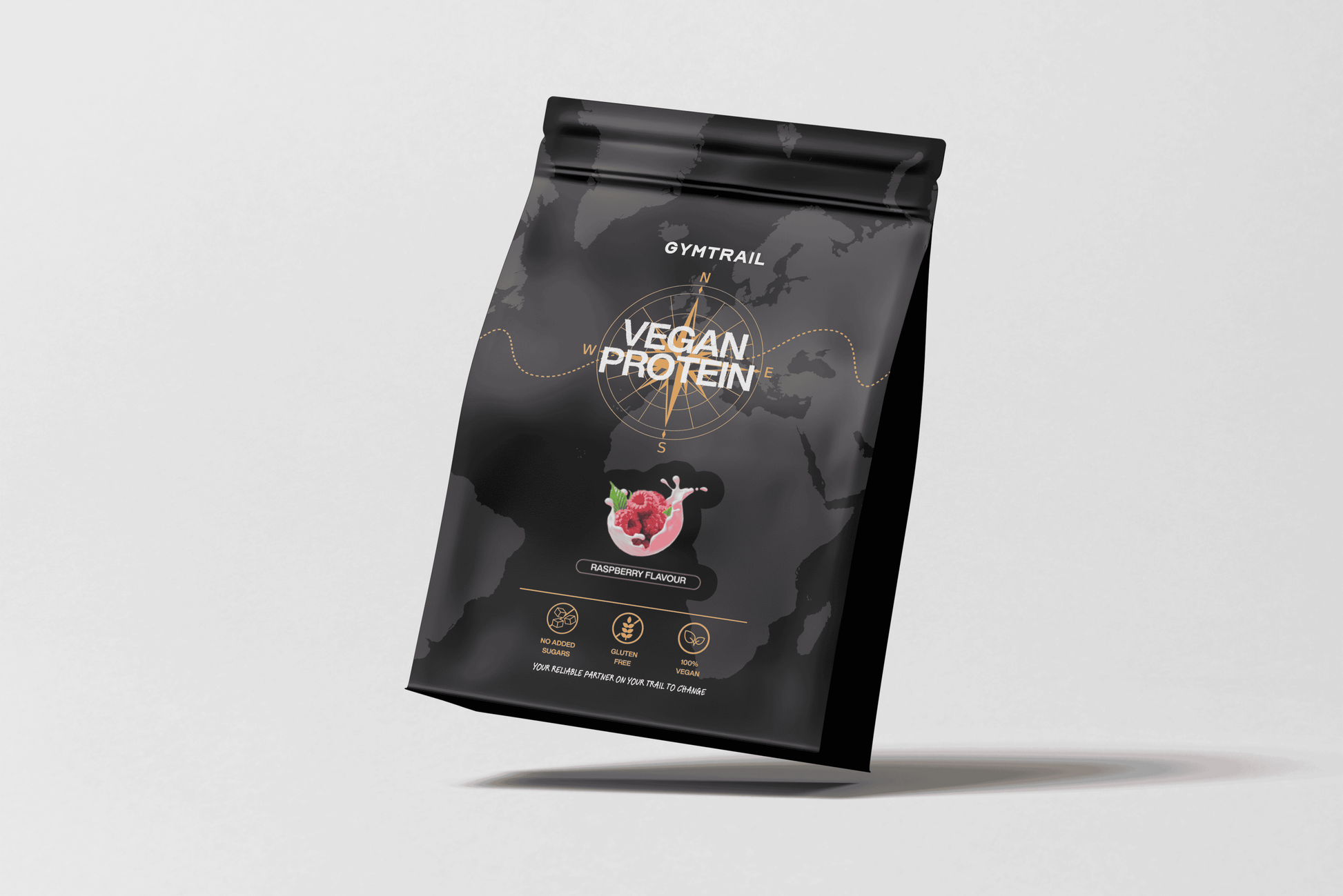 GYMTRAIL Veganes Eiweißpulver - Himbeere