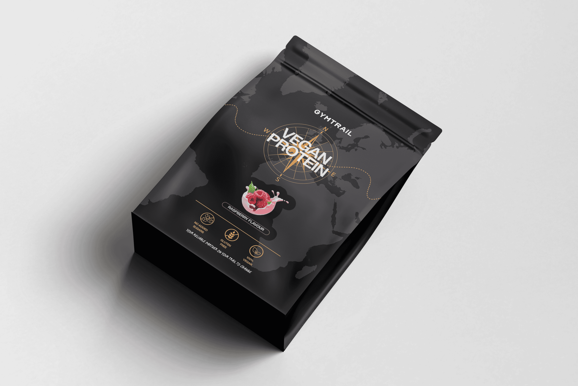 GYMTRAIL Veganes Eiweißpulver - Himbeere