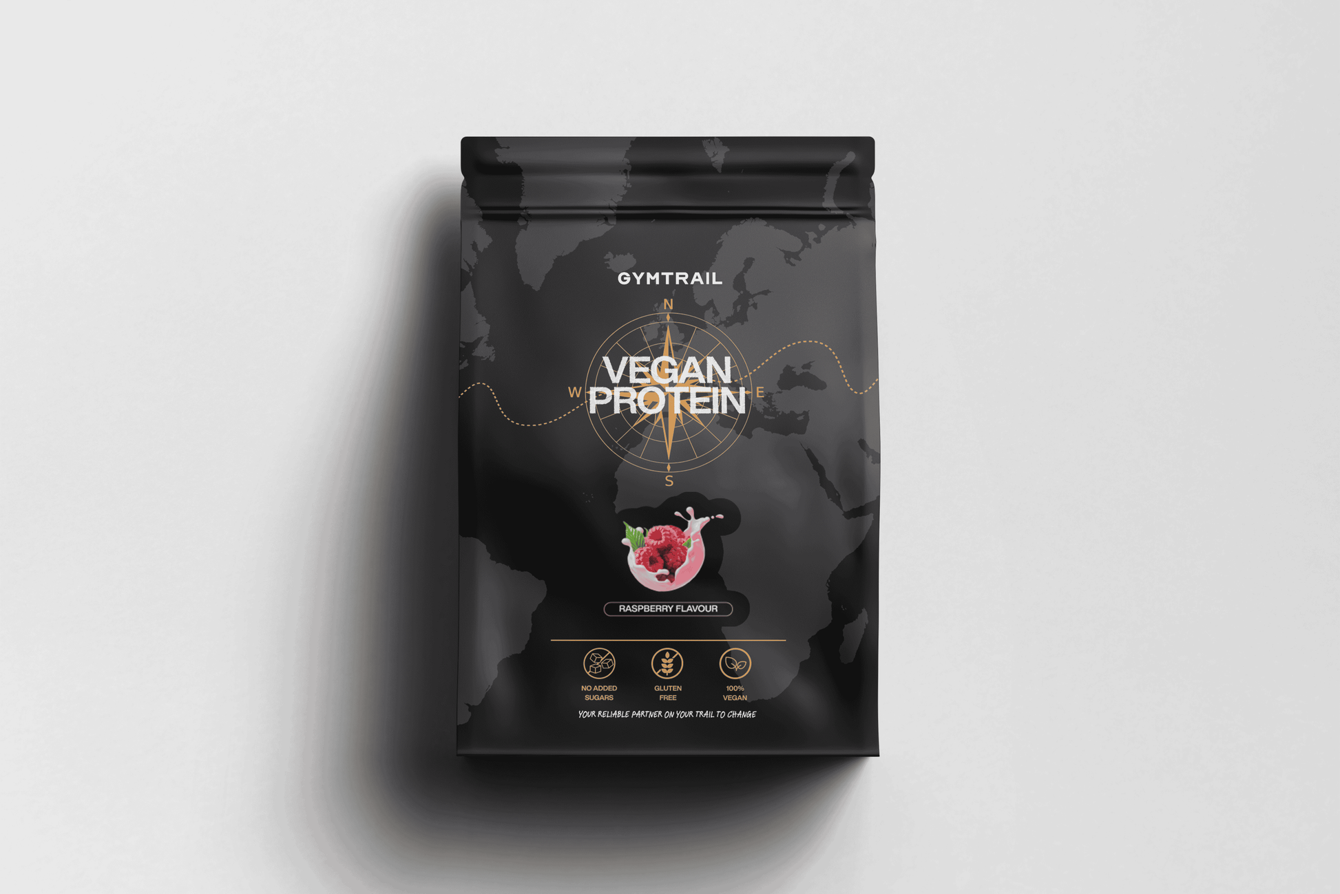 GYMTRAIL Veganes Eiweißpulver - Himbeere