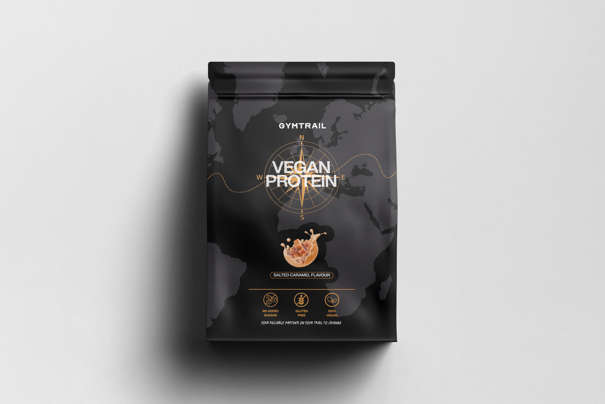GYMTRAIL Veganes Eiweißpulver - Salzkaramell