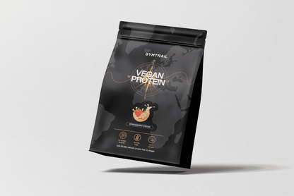 GYMTRAIL Veganes Eiweißpulver - Erdbeer-Sahne