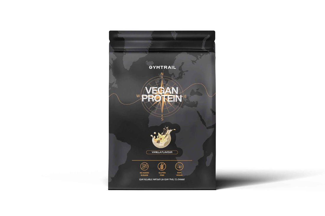 GYMTRAIL® Veganes Eiweißpulver Erbsenprotein Birkenzucker