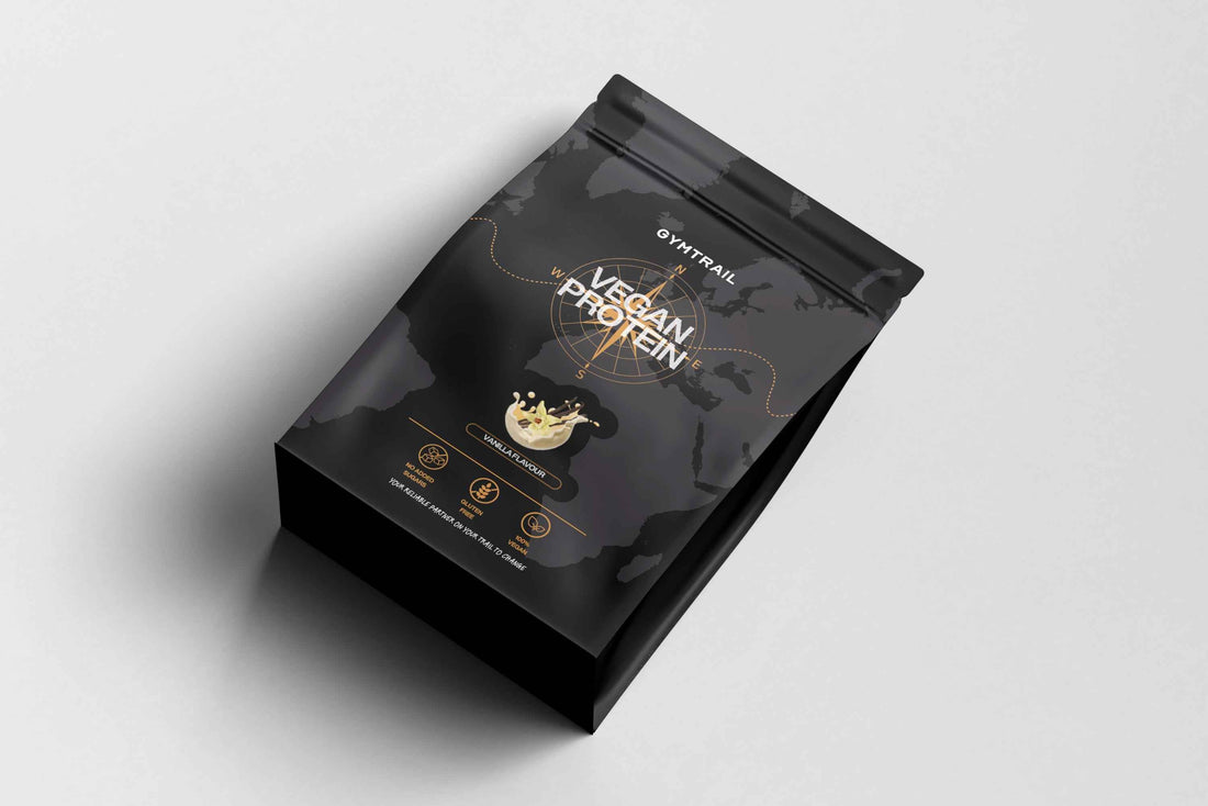 GYMTRAIL® Veganes Eiweißpulver Erbsenprotein Birkenzucker