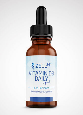 Vitamin D3 Daily Liquid – Hochdosiertes Sonnenvitamin für Immunsystem, Knochen & Muskeln 30ml