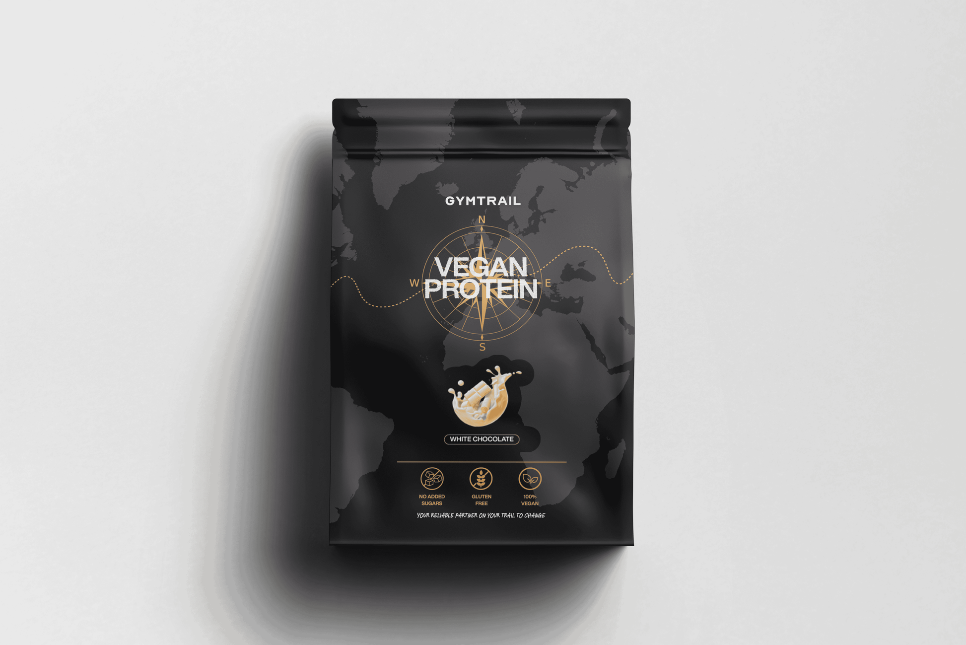 GYMTRAIL Veganes Eiweißpulver - Weisse Schokolade