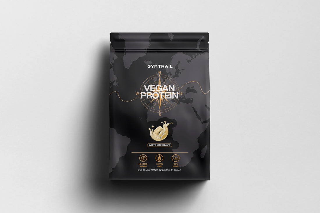 GYMTRAIL® Veganes Eiweißpulver Erbsenprotein Birkenzucker
