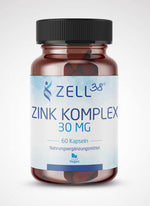 Zink Komplex Plus 30 MG – Hochdosiertes Zink für Immunsystem, Haut, Haare & Nägel 60 Kapseln