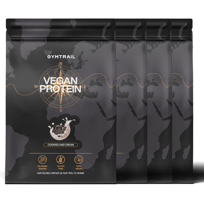 GYMTRAIL Veganes Eiweißpulver - Cookies & Cream