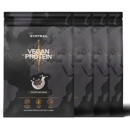 GYMTRAIL® Veganes Eiweißpulver Erbsenprotein Birkenzucker