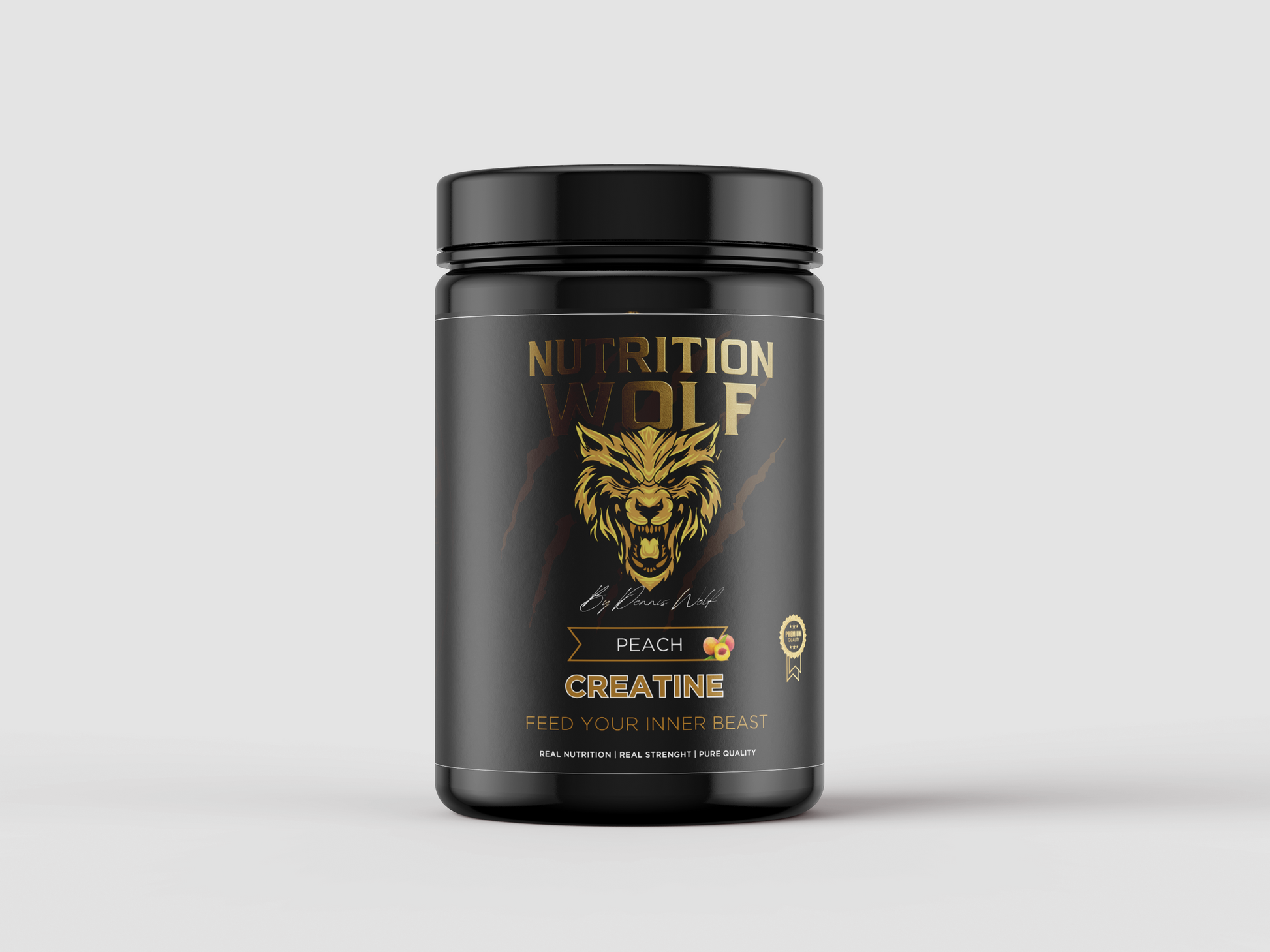 Creatine Monohydrate Pulver – Reines Creapure® für Kraft & Muskelaufbau 300g Pfirsich