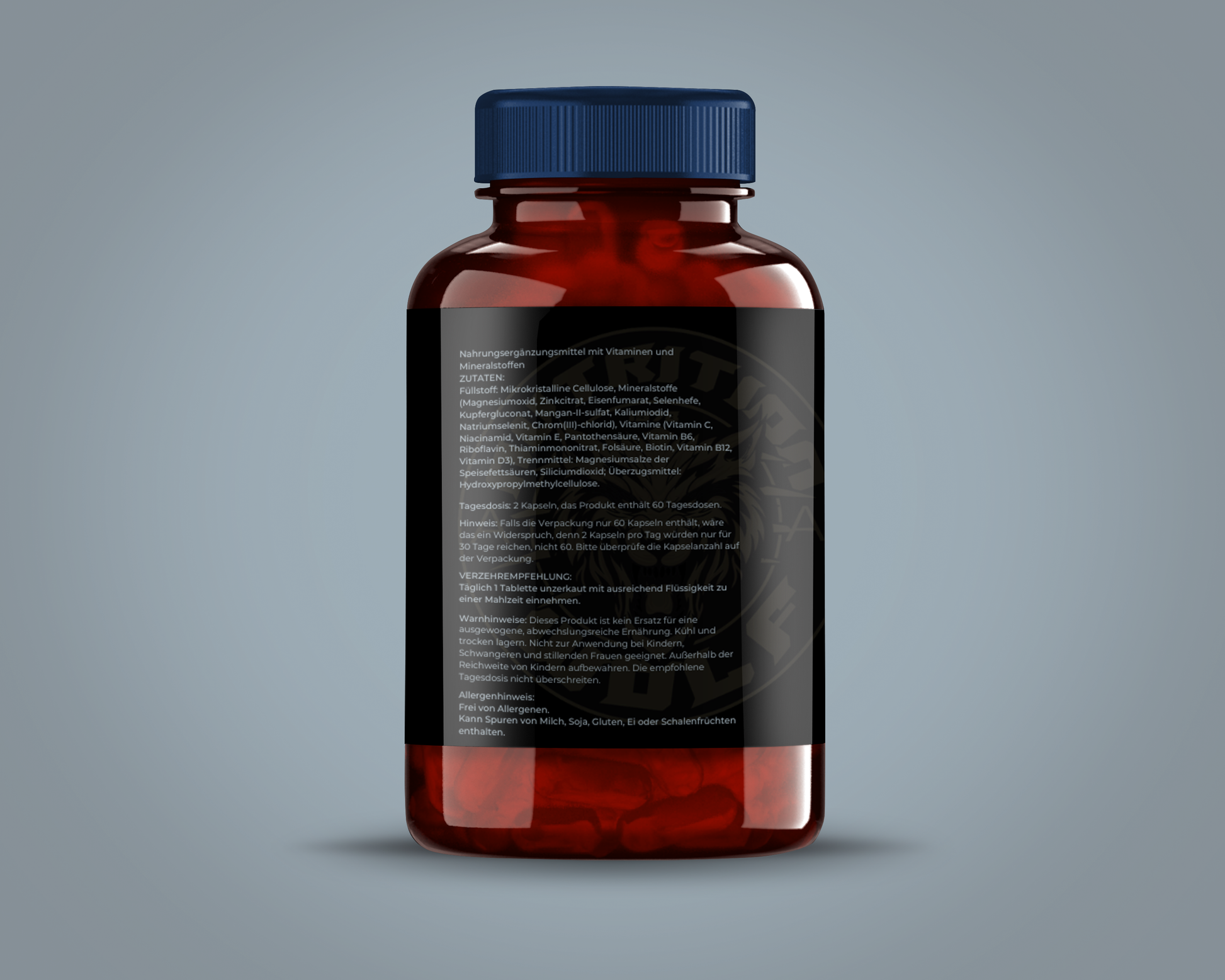 Multivitamin & Mineral Kapseln – Hochdosiert für Energie & Immunsystem - 60 Kapseln