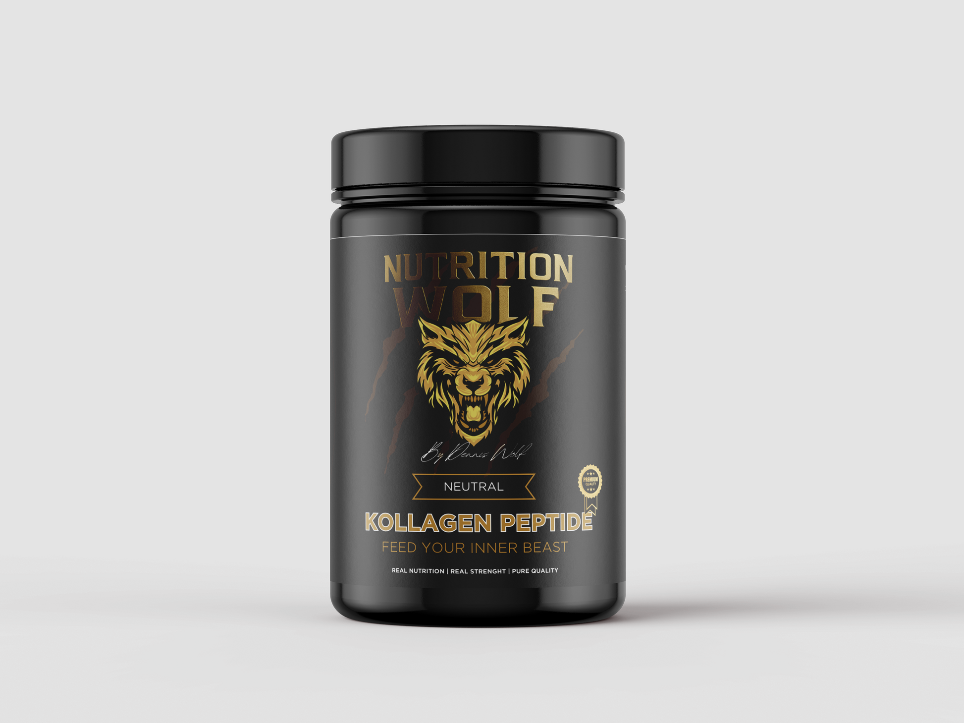 Kollagen Peptide Pulver – Hochdosiert mit Vitamin C & Zink für Haut & Gelenke 300g Neutral