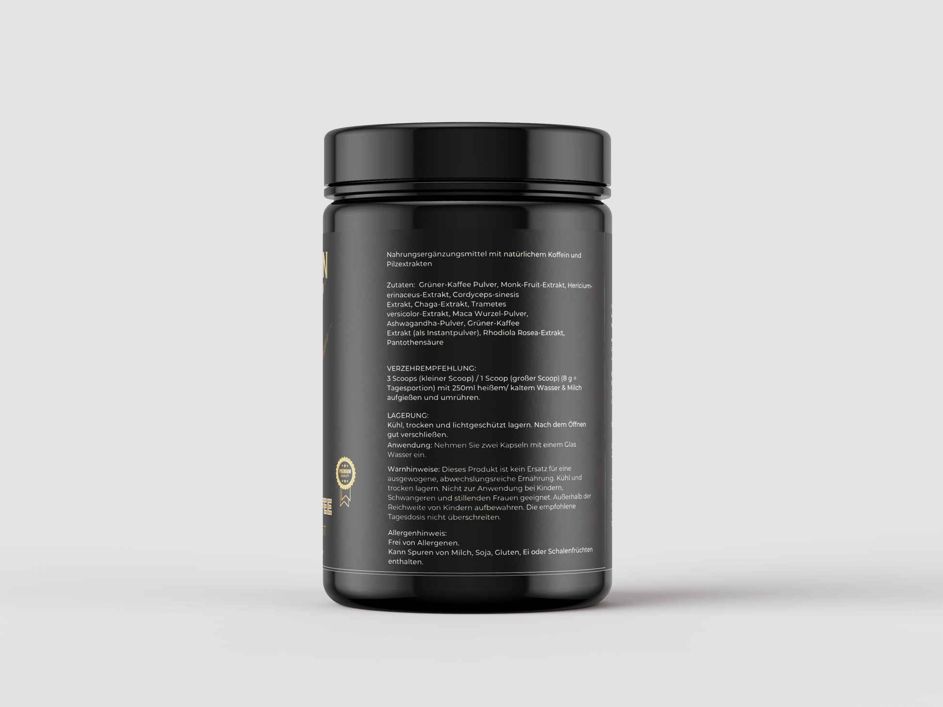 Mushroom Coffee – Natürlicher Fokus & Energie ohne Koffein-Crash 300g