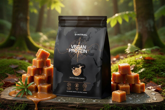 PFLANZLICHES PROTEIN — SALZKARAMELL – Detailansicht