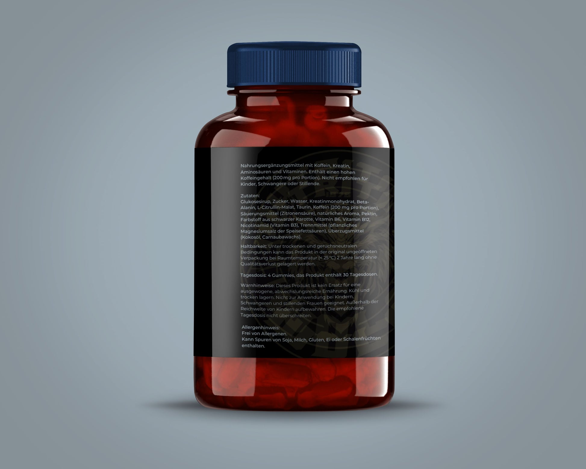 Pre-Workout – Energie & Fokus mit Kreatin, Koffein & Beta-Alanin 60 Gummies
