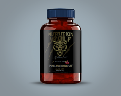 Pre-Workout – Energie & Fokus mit Kreatin, Koffein & Beta-Alanin 60 Gummies Himbeere