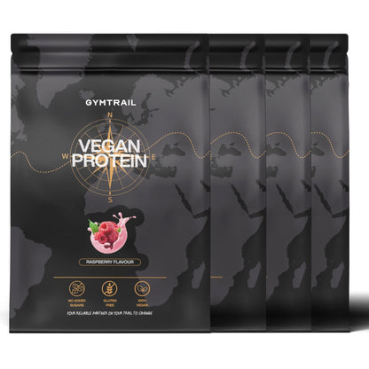GYMTRAIL Veganes Eiweißpulver - Himbeere