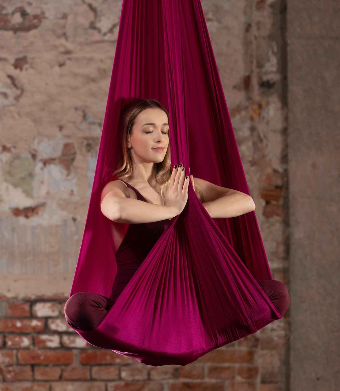Aerial Hammock 6 m – Profi Yoga-Hängematte für Akrobatik & Yoga – im Einsatz