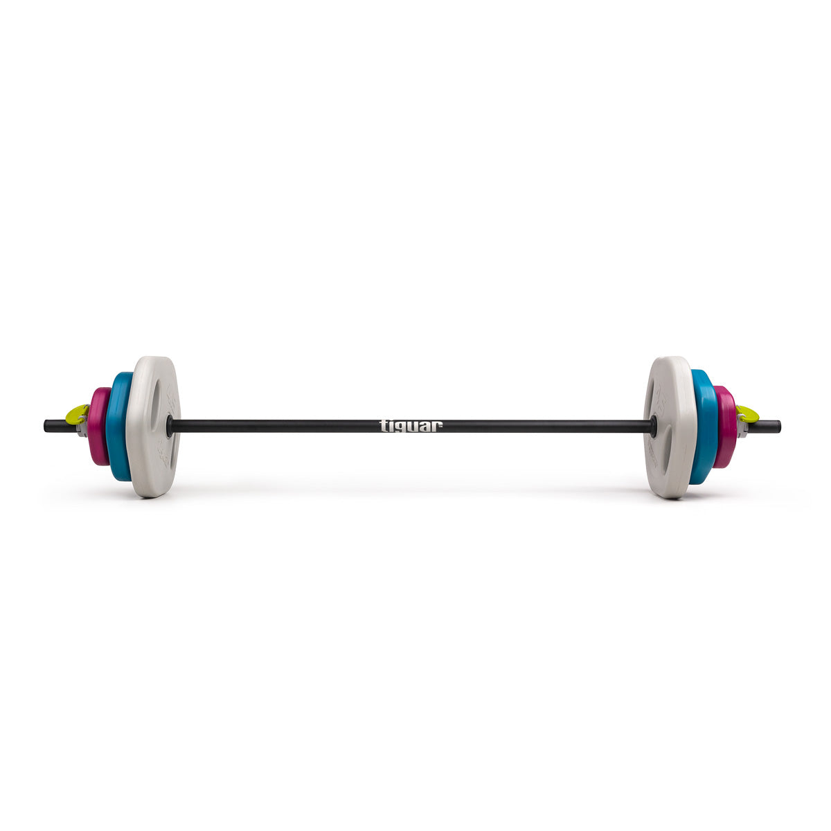 Power Gym Langhantel-Set mit PU-Gewichten – funktionell & multifunktional (19 kg)