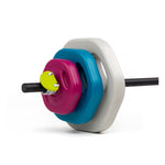 Power Gym Langhantel-Set mit PU-Gewichten – funktionell & multifunktional (19 kg)