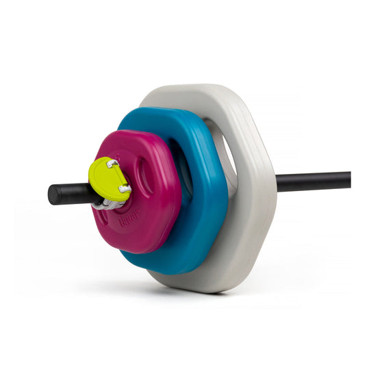 Power Gym Langhantel-Set mit PU-Gewichten – funktionell & multifunktional (19 kg)