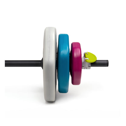Power Gym Langhantel-Set mit PU-Gewichten – funktionell & multifunktional (19 kg)