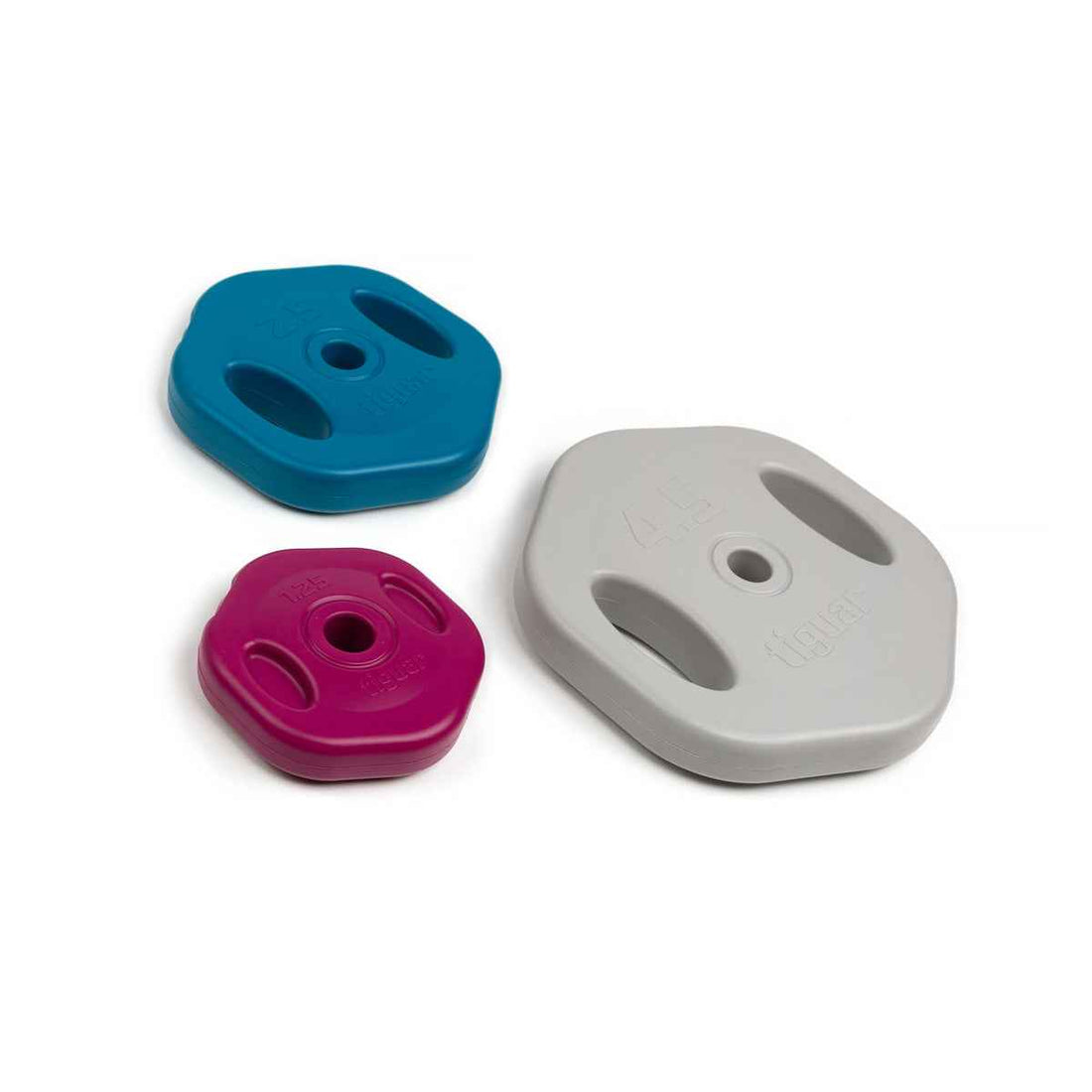 Langhantel-Set Power Gym – PU-Scheiben, 19 kg Trainingsset – im Einsatz