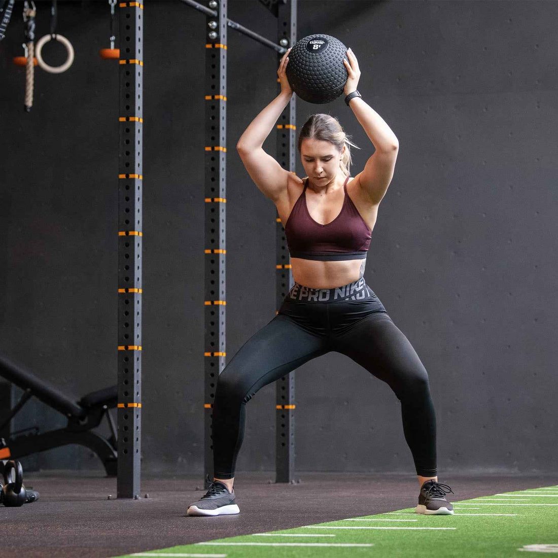 Slam Ball – rutschfester Trainingsball für kraftvolles Workout – Ansicht 6