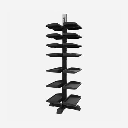 Universal Rack – platzsparendes Fitness-Regal für Kettlebells, Powerbags & Co.