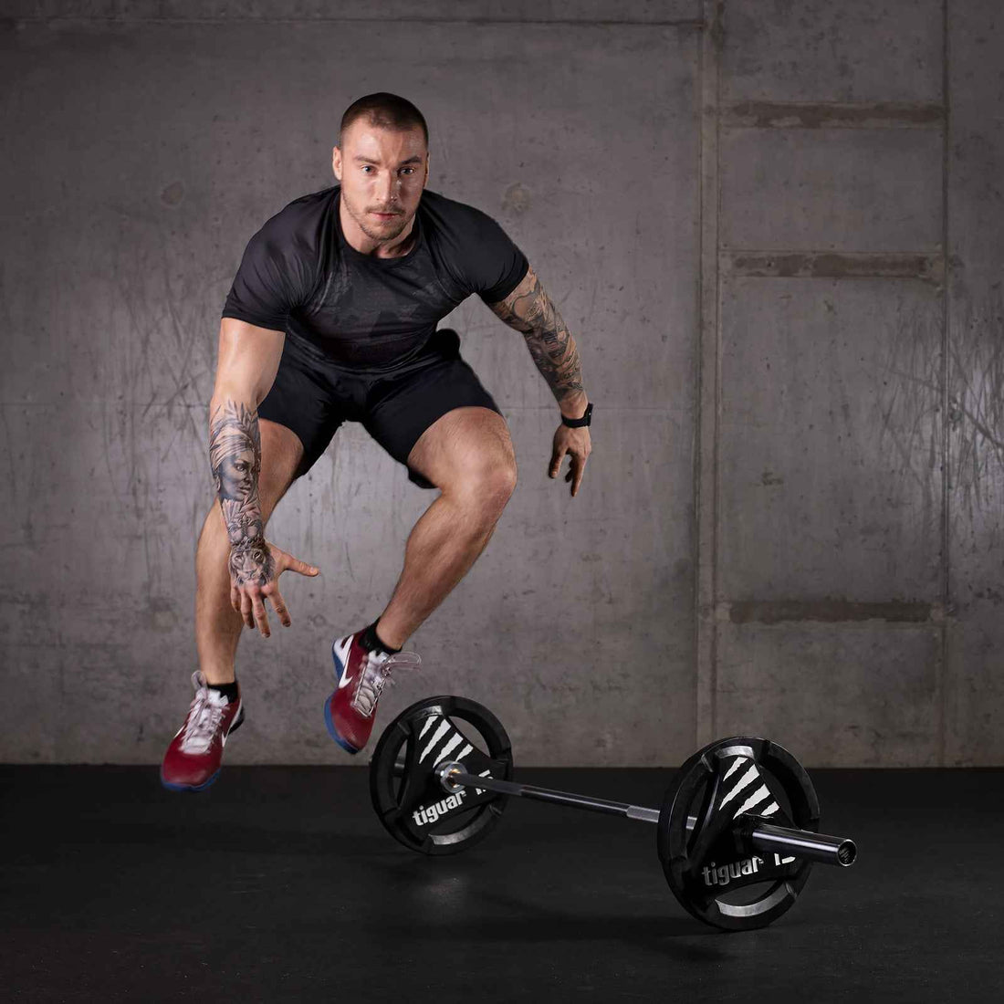 Training Bar 150 cm – Hochwertige Langhantel für Krafttraining – im Einsatz