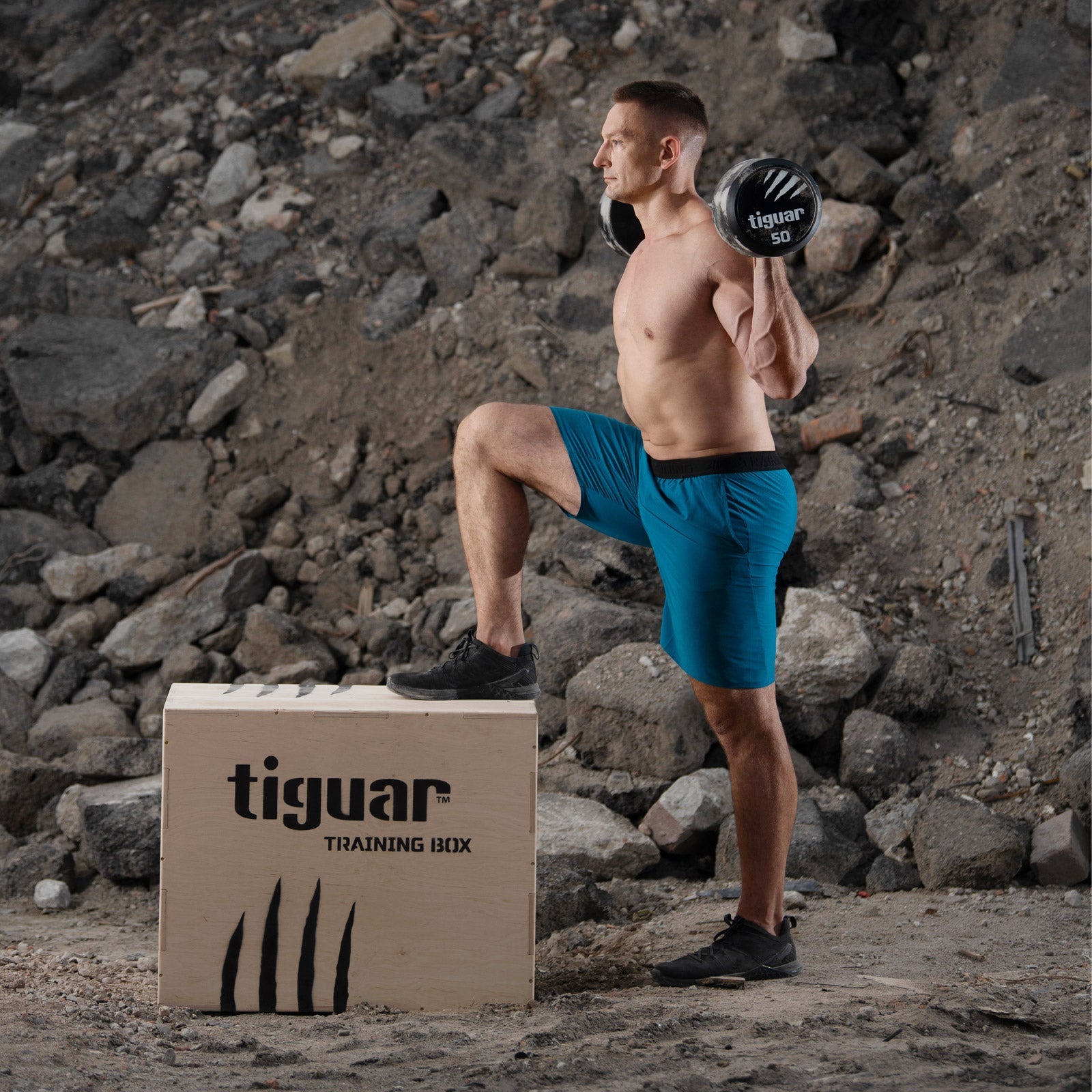 Training Box – stabile Holz-Plyo-Box mit 3 Sprunghöhen für Power & Funktionstraining