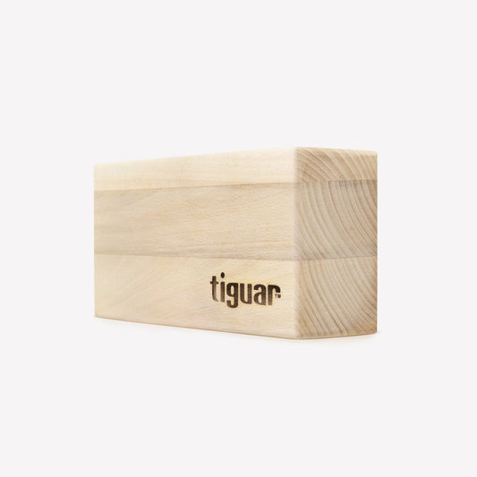 Wooden Yoga Block – Stabiler Yogablock aus recyceltem Hartholz für anspruchsvolle Asanas