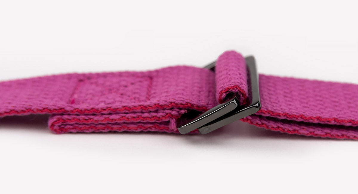 Yoga Strap – 3 m langer Baumwollgurt mit Metallschnalle für Yoga & Stretching