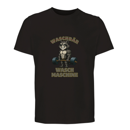 Waschmaschinen-Waschbär Herren T-Shirt Deep Black