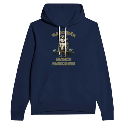 Waschmaschinen-Waschbär Hoodie für Herren Marine