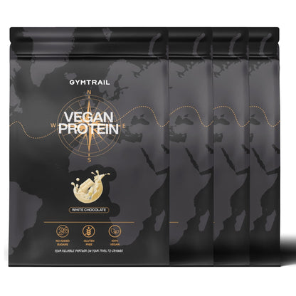 GYMTRAIL Veganes Eiweißpulver - Weisse Schokolade